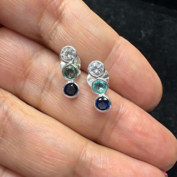 Aros Trío circones Plata 925