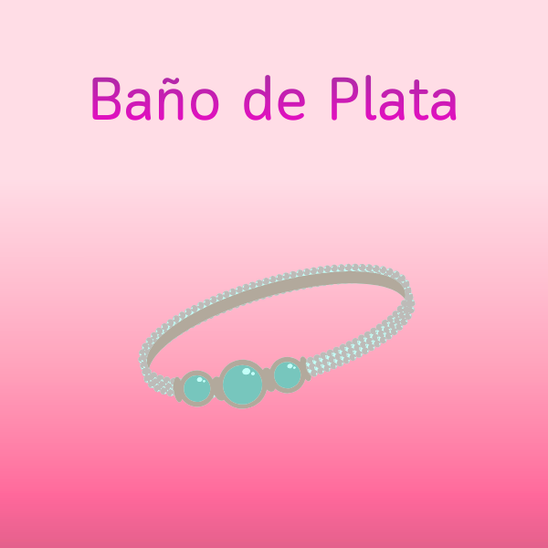 Baño plata