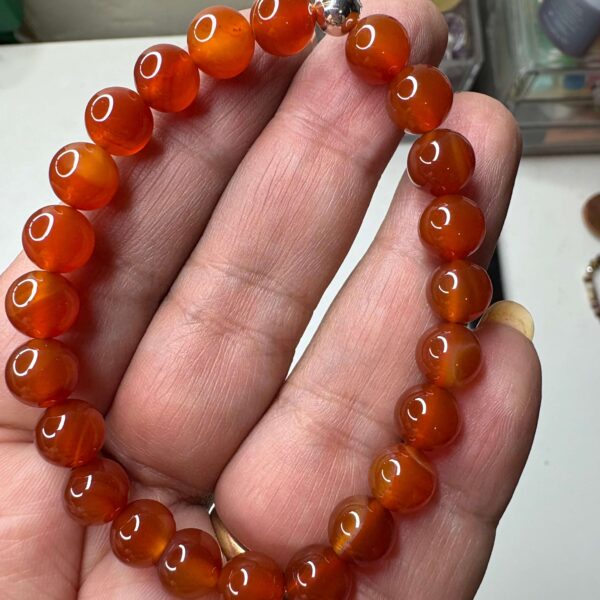 Pulsera cornalina 8mm
