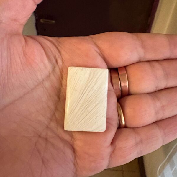 Cabuchon rectangular escolecita xl